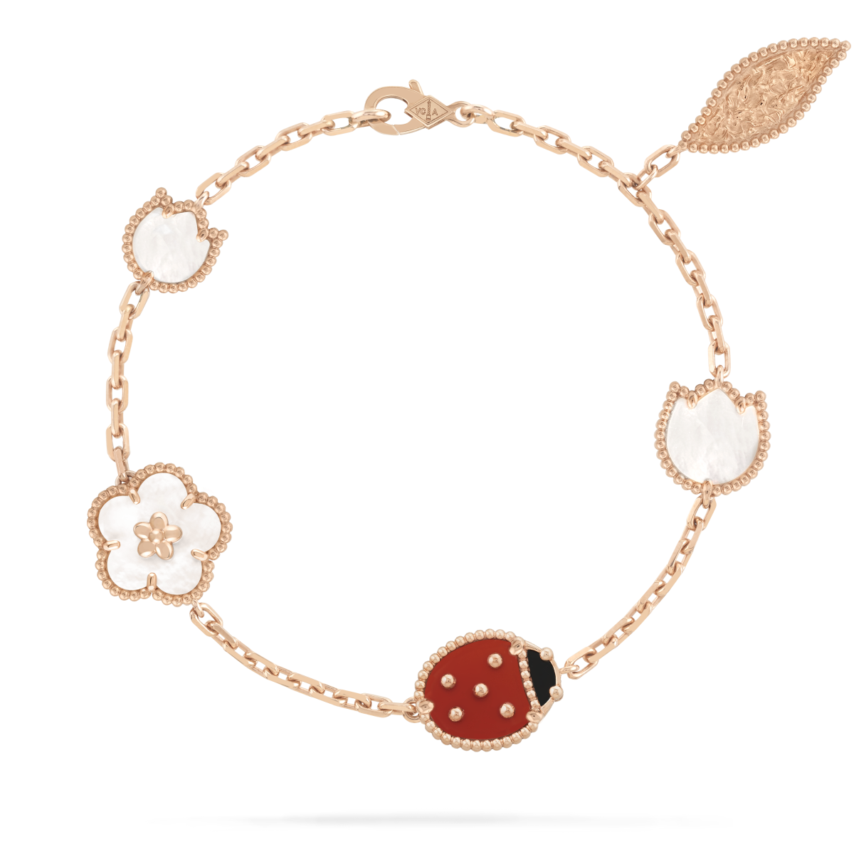 [✨ROSE✨]LUCKY SPRING 5 MOTIF BRACELET