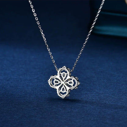 [✨ROSE✨]LOOP NECKLACE FULL MOTIF DIAMOND 16MM MULTIPLE COLORS