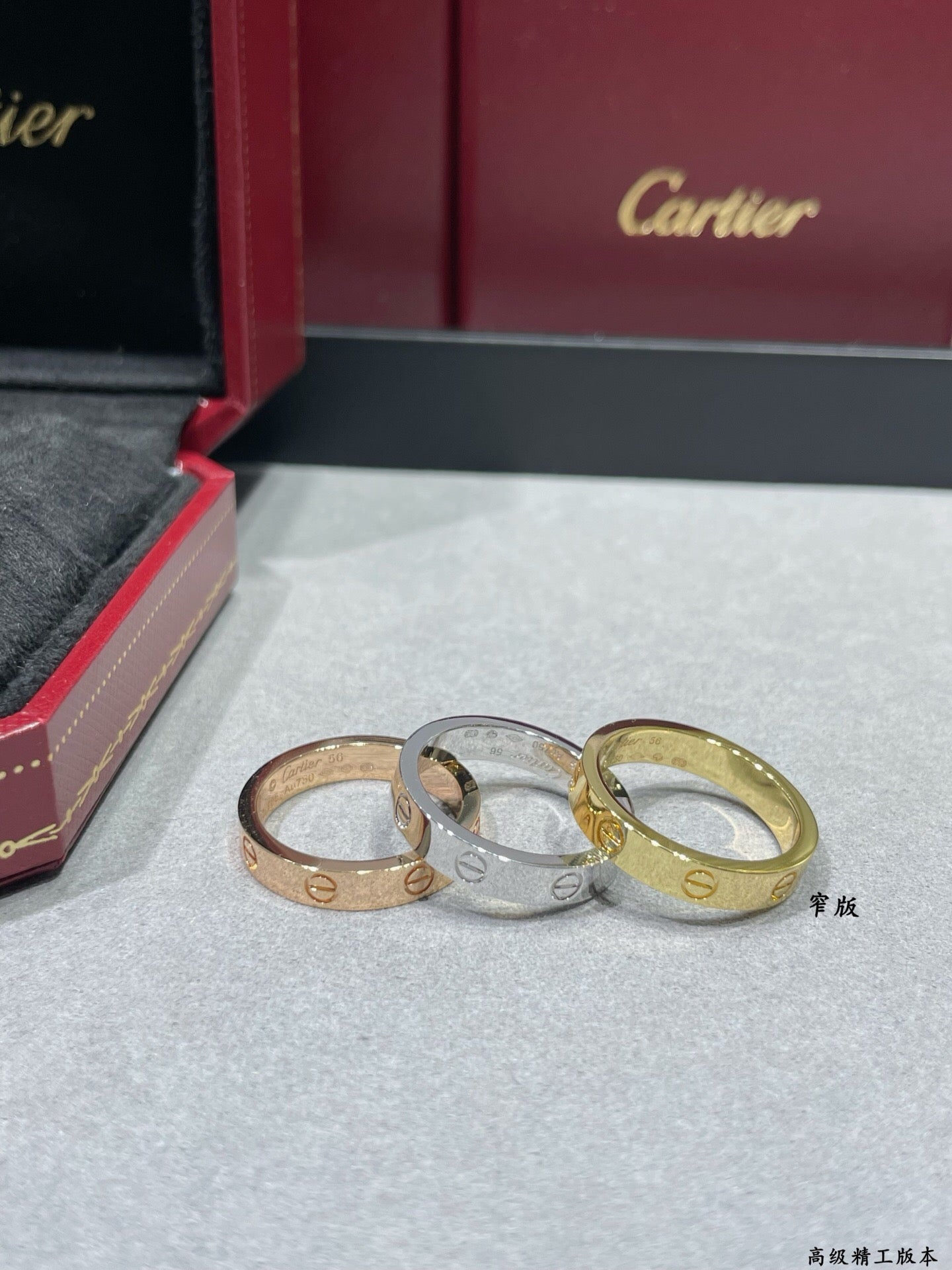 [✨ROSE✨]LOVE RING 4MM NO DIAMOND