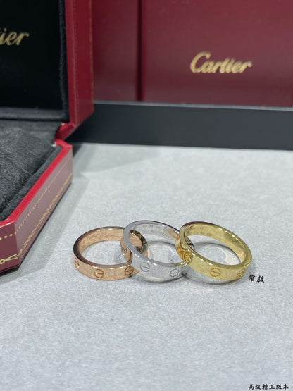 [✨ROSE✨]LOVE RING 4MM NO DIAMOND