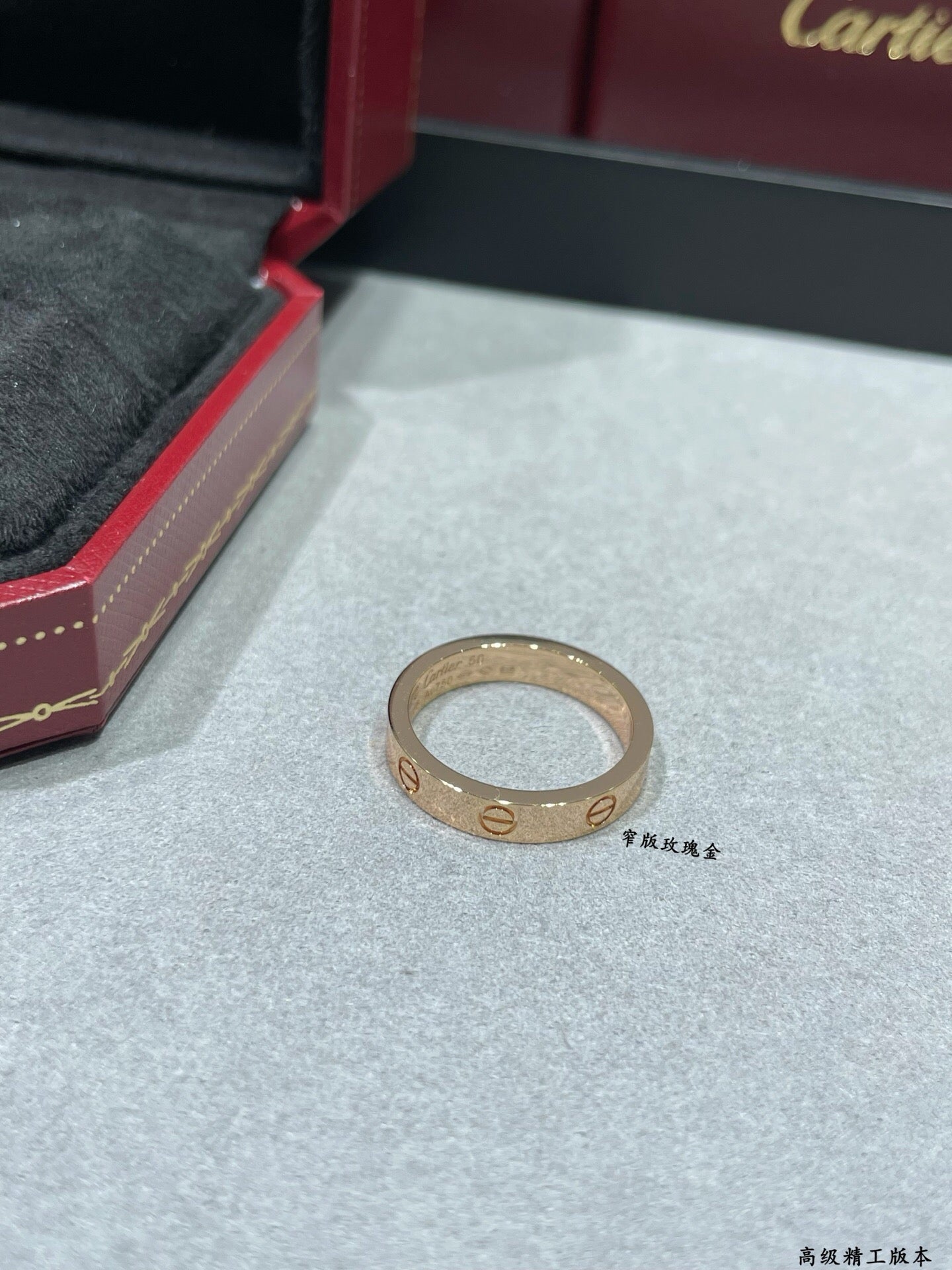 [✨ROSE✨]LOVE RING 4MM NO DIAMOND