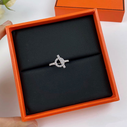 [✨ROSE✨]ECHAPPEE RING SILVER DIAMOND