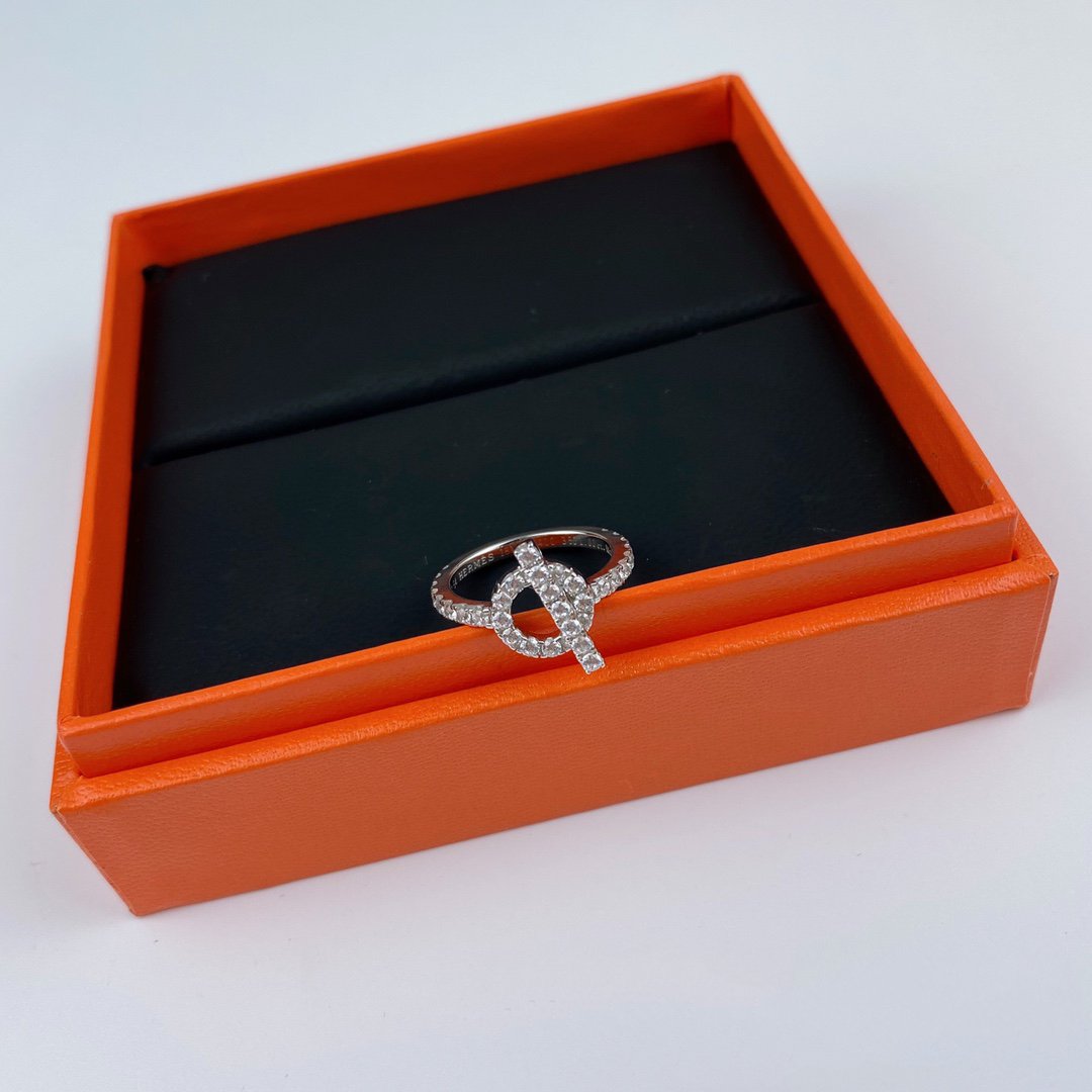 [✨ROSE✨]ECHAPPEE RING SILVER DIAMOND