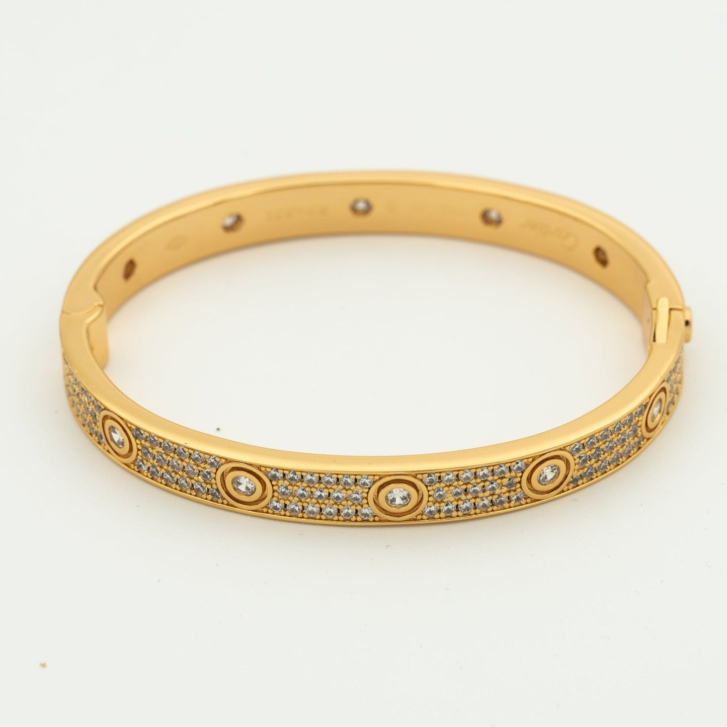 [✨ROSE✨]LOVE BRACELET 6.1MM DIAMOND-PAVED 10 BIG DIAMONDS