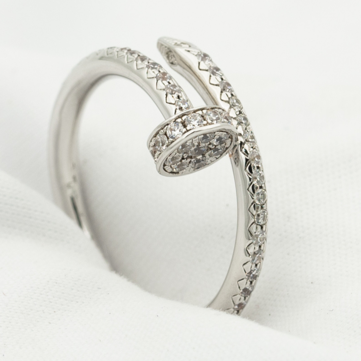 [✨ROSE✨]JUSTE RING 1.8MM SILVER DIAMONDS