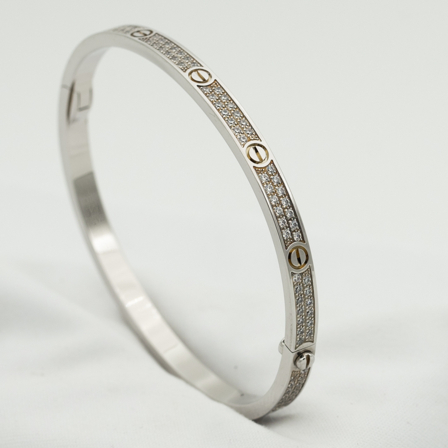 [✨ROSE✨]LOVE BRACELET 3.65MM DIAMOND-PAVED