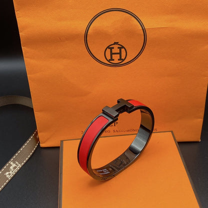 [✨ROSE✨]CLIC HM SO BLACK RED BRACELET