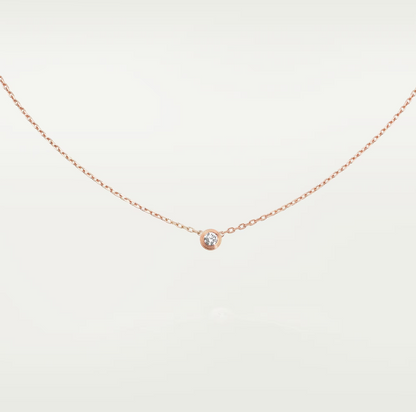 [✨ROSE✨]DAMOUR DIAMOND NECKLACE