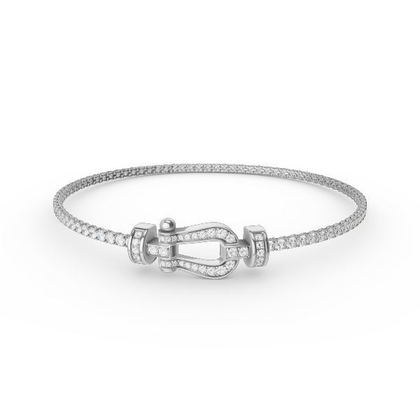 [✨ROSE✨]FORCE  HORSESHOE  DIAMOND TENNIS BRACELET