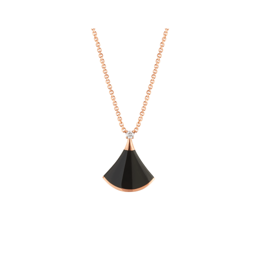 [✨ROSE✨]DREAM NECKLACE ONYX 1 DIAMOND