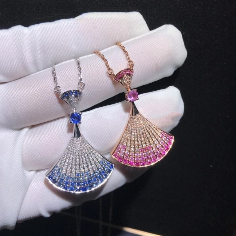 [✨ROSE✨]DREAM NECKLACK DIAMOND PINK GOLD