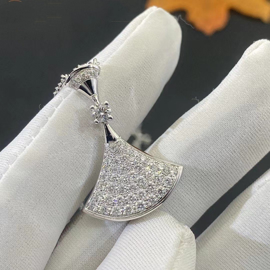 [✨ROSE✨]DREAM NECKLACE SILVER FULL DIAMOND