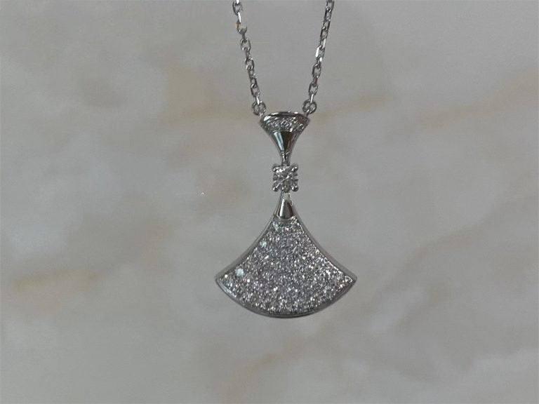 [✨ROSE✨]DREAM NECKLACE SILVER FULL DIAMOND
