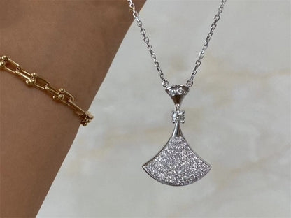 [✨ROSE✨]DREAM NECKLACE SILVER FULL DIAMOND