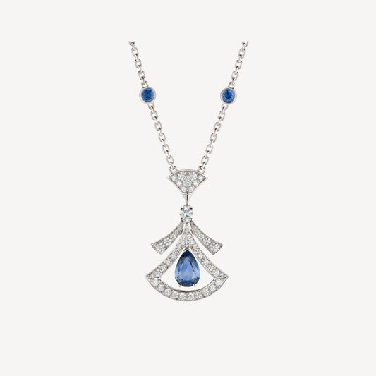 [✨ROSE✨]DREAM NECKLACE AGATE DIAMOND SILVER