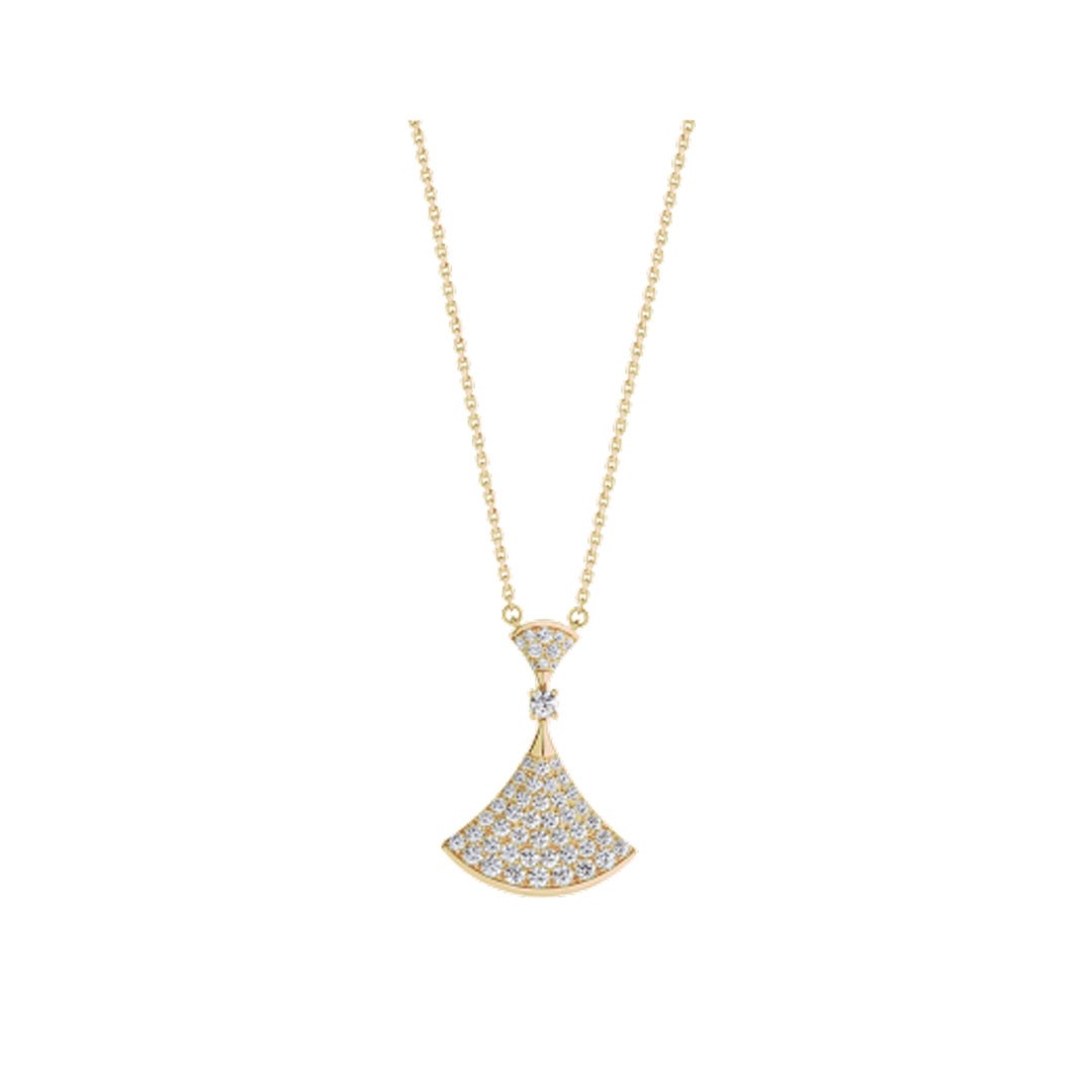 [✨ROSE✨]DREAM NECKLACE GOLD FULL DIAMOND