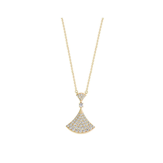 [✨ROSE✨]DREAM NECKLACE GOLD FULL DIAMOND
