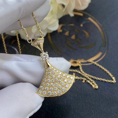[✨ROSE✨]DREAM NECKLACE GOLD FULL DIAMOND