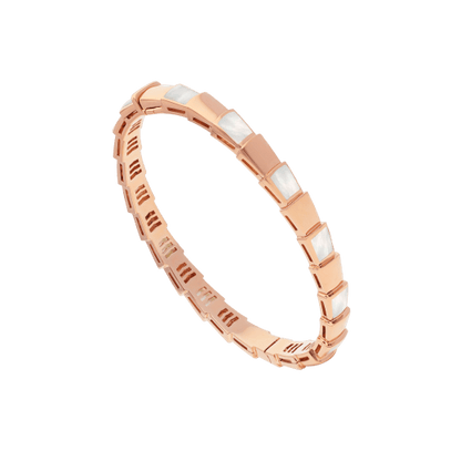 [✨ROSE✨]SERPENTI BRACELET PINK GOLD MOP