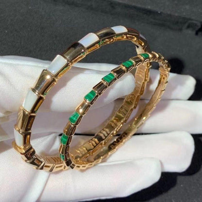 [✨ROSE✨]SERPENTI BRACELET PINK GOLD MOP