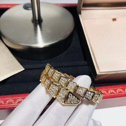 [✨ROSE✨]SERPENTI BRACELET 8MM GOLD DIAMOND