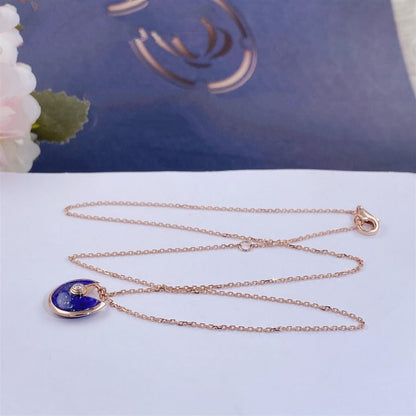 [✨ROSE✨]AMULETTE ROSE GOLD AGATE NECKLACE