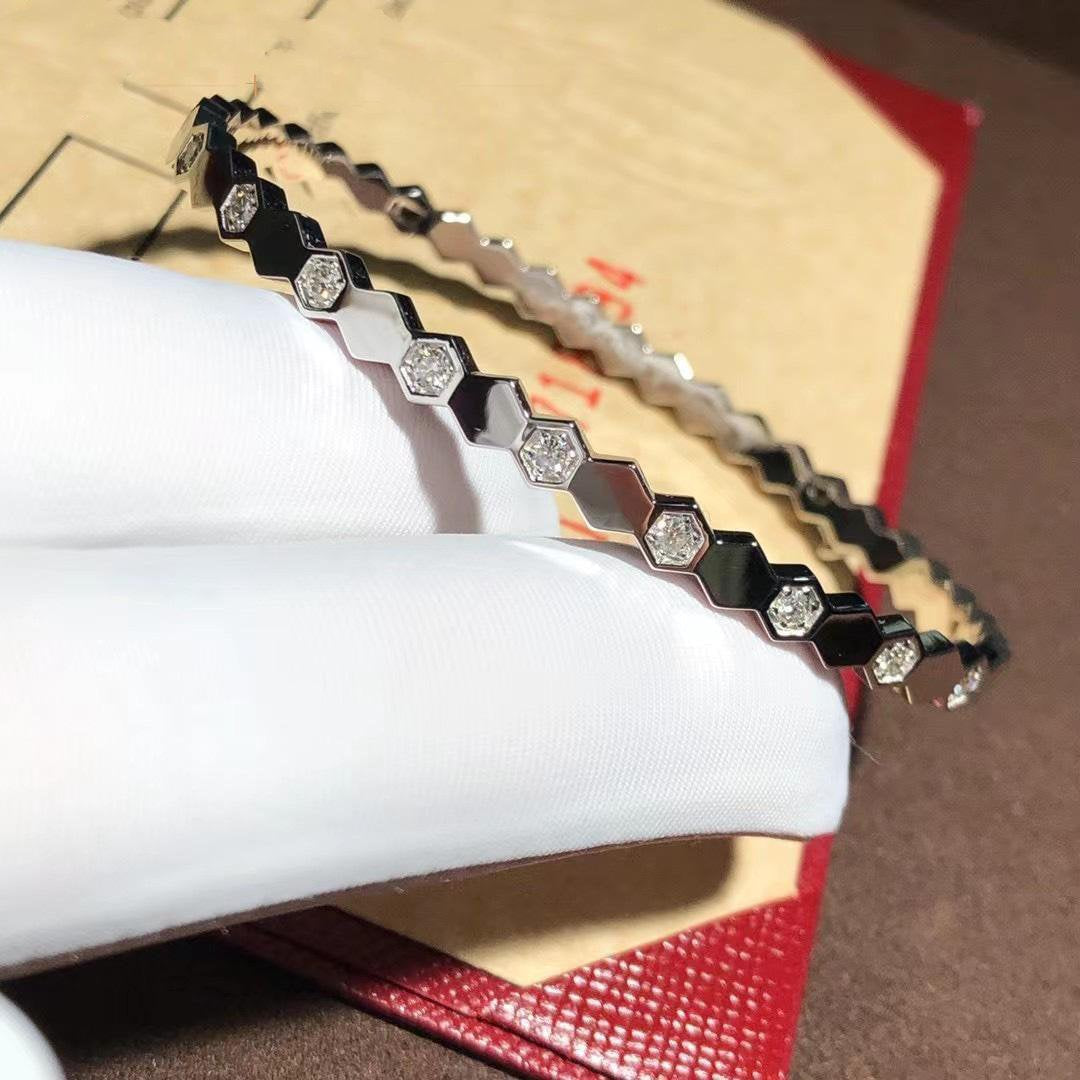 [✨ROSE✨]BEE LOVE SILVER DIAMOND BRACELET