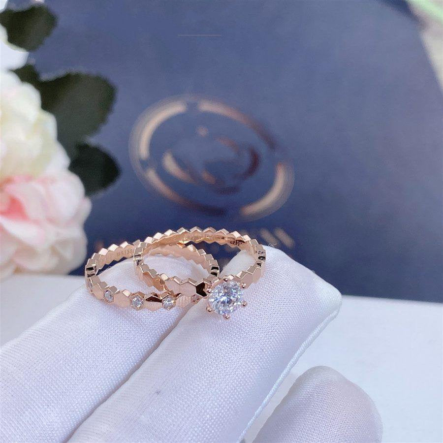 [✨ROSE✨]BEE LOVE RING PINK GOLD 1 DIAMOND