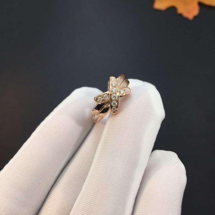 [✨ROSE✨]JEUX DE PINK GOLD DIAMOND RING