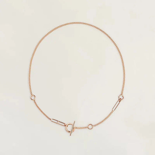 [✨ROSE✨]HM STERLING CHAINE D'ANCRE HEART