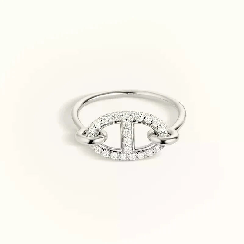 [✨ROSE✨]RONDE SMALL SILVER DIAMOND RING