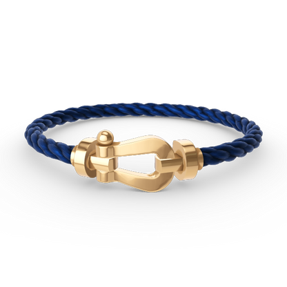 [✨ROSE✨]FORCE LARGE HORSESHOE NO DIAMOND BRACELET GOLD