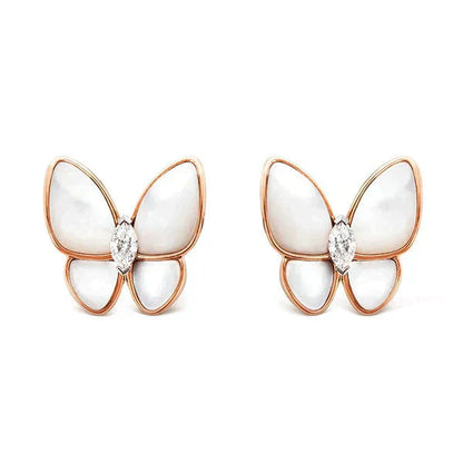 [✨ROSE✨]BUTTERFLY MOP DIAMOND EARRINGS