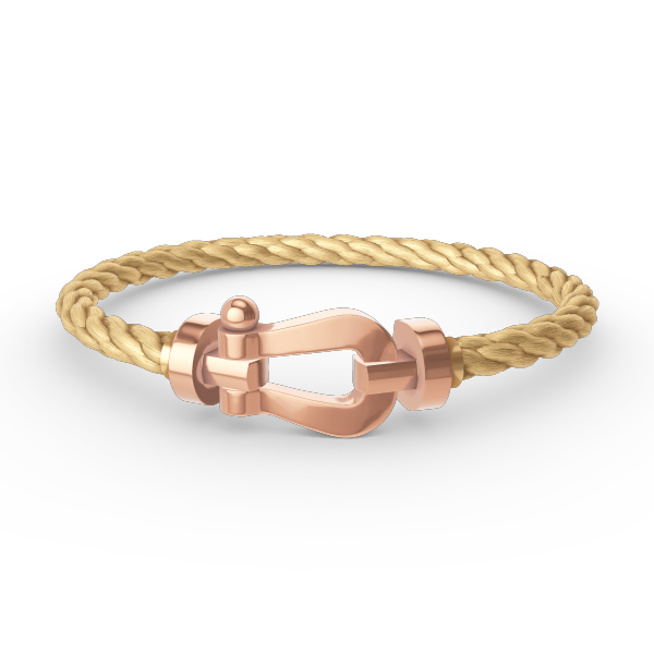 [✨ROSE✨]FORCE LARGE HORSESHOE NO DIAMOND BRACELET ROSE GOLD