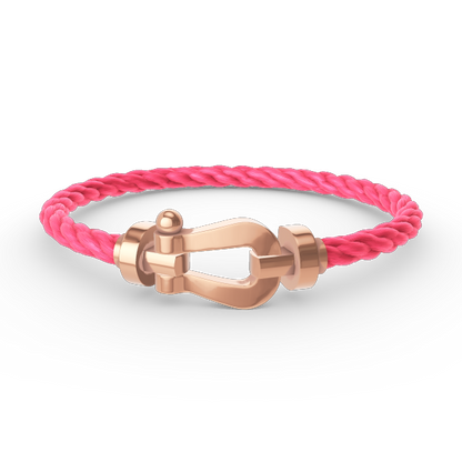 [✨ROSE✨]FORCE LARGE HORSESHOE NO DIAMOND BRACELET ROSE GOLD