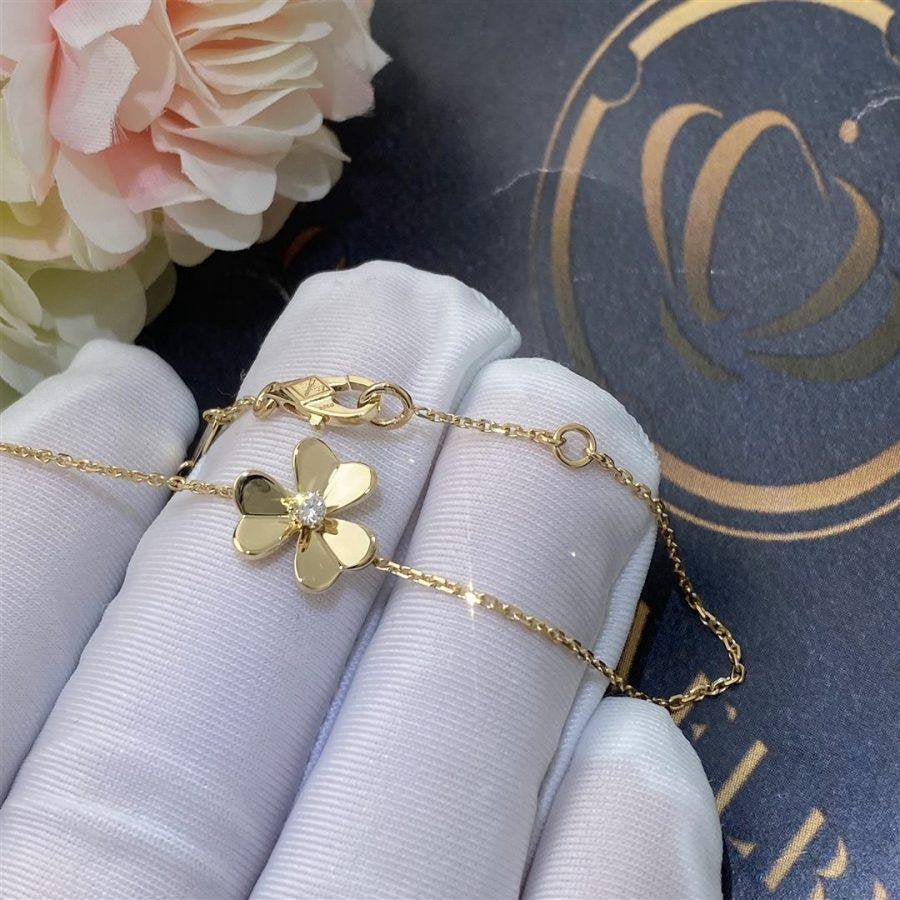 [✨ROSE✨]FRIVOLE GOLD FLOWER BRACELET