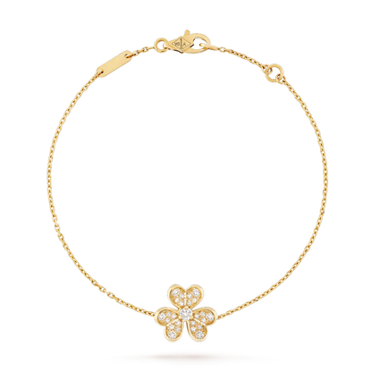 [✨ROSE✨]FRIVOLE GOLD FLOWER DIAMOND BRACELET