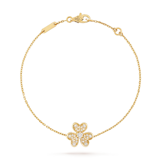 [✨ROSE✨]FRIVOLE GOLD FLOWER DIAMOND BRACELET