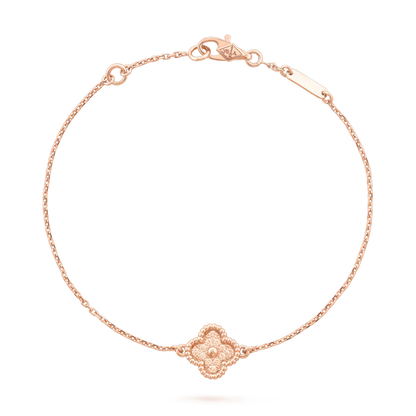 [✨ROSE✨]CLOVER SINGLE FLOWER BRACELET