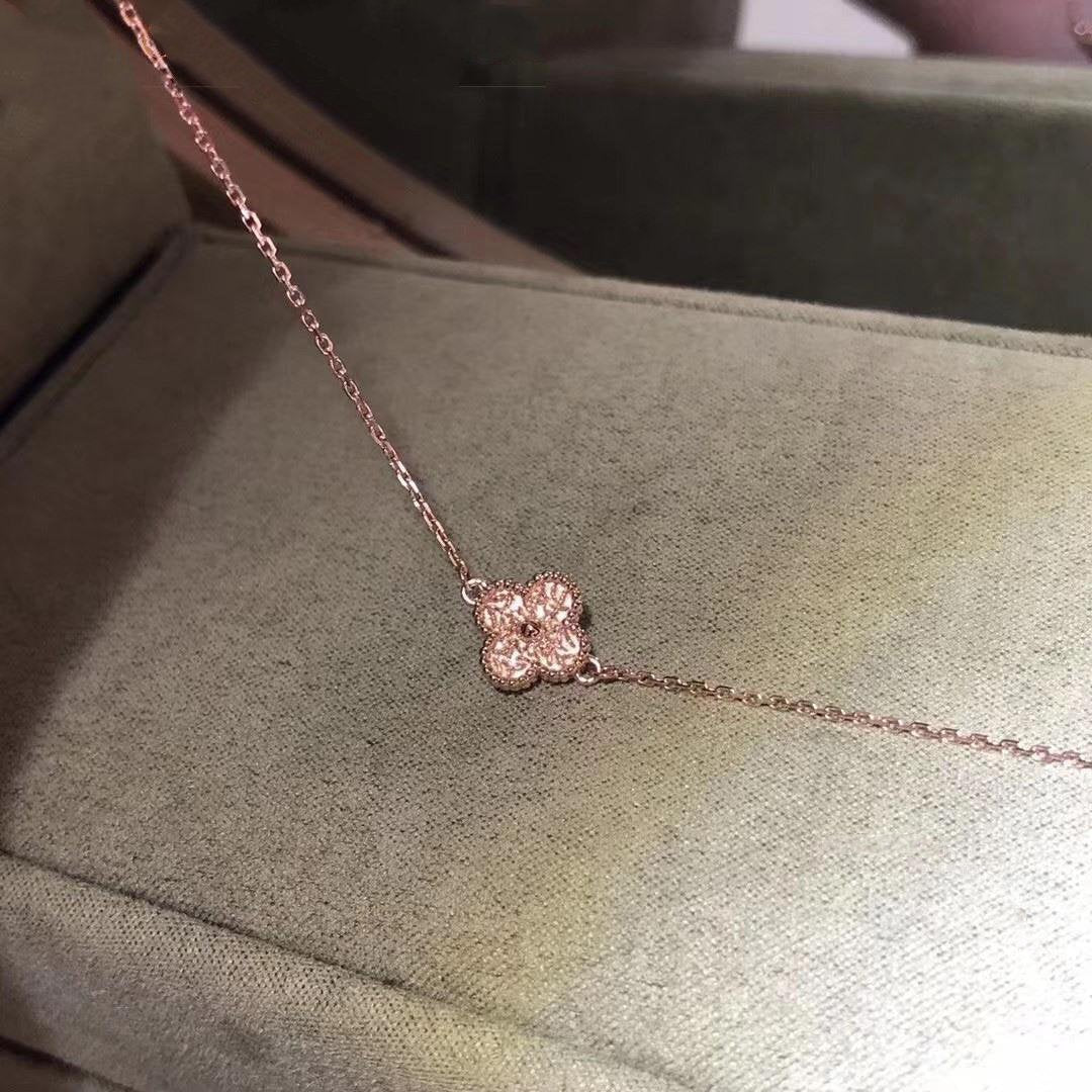 [✨ROSE✨]CLOVER SINGLE FLOWER BRACELET