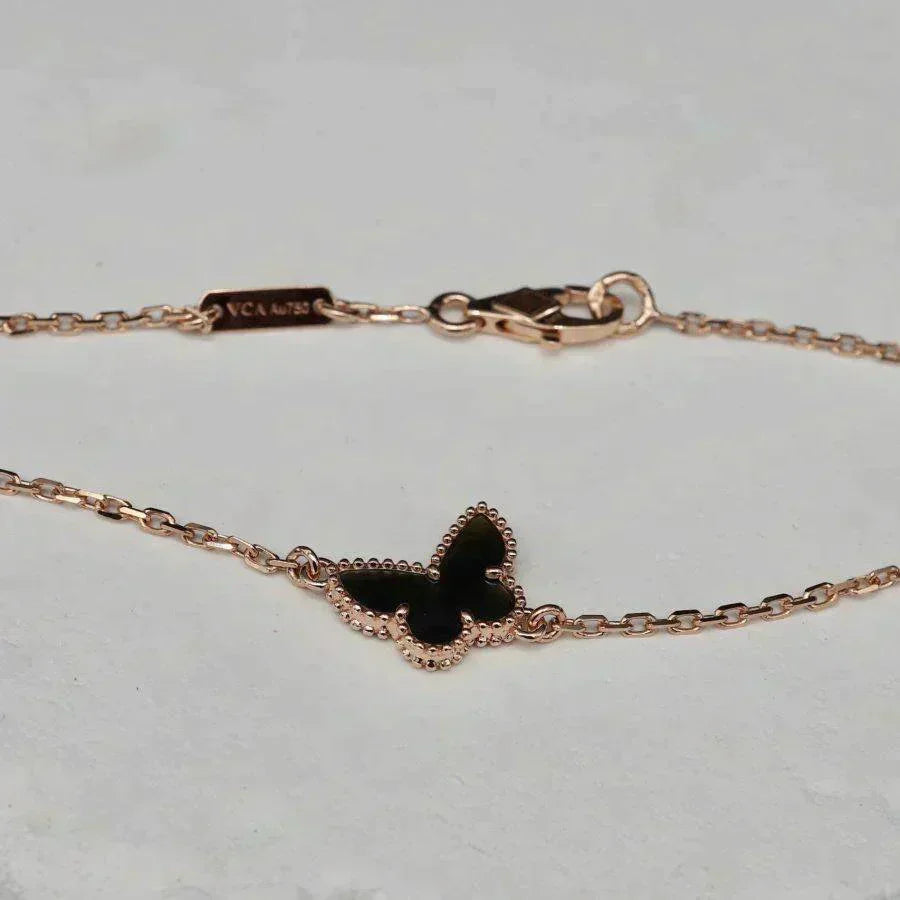 [✨ROSE✨]BUTTERFLY ONYX  BUTTERFLY BRACELET