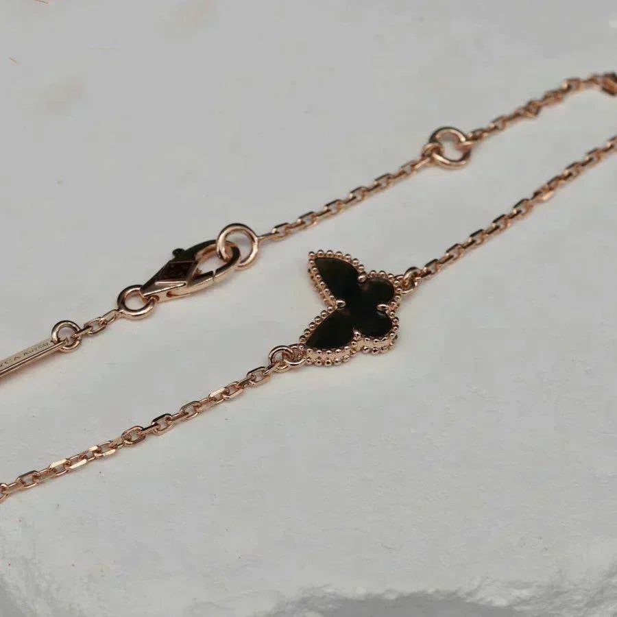 [✨ROSE✨]BUTTERFLY ONYX  BUTTERFLY BRACELET