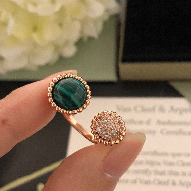 [✨ROSE✨]PERLEE COULEURS DIAMOND ROSE GOLD BETWEEN THE FINGER RING
