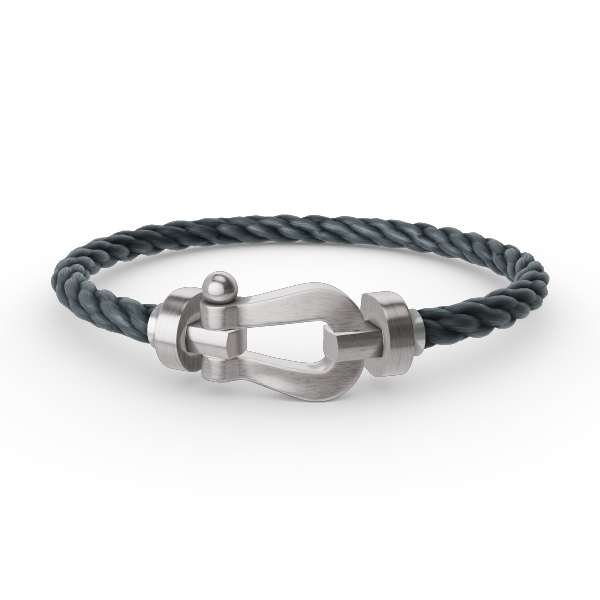 [✨ROSE✨]FORCE LARGE HORSESHOE NO DIAMOND BRACELET SILVER
