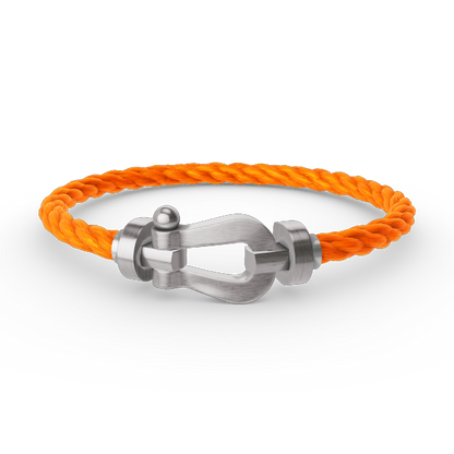 [✨ROSE✨]FORCE LARGE HORSESHOE NO DIAMOND BRACELET SILVER