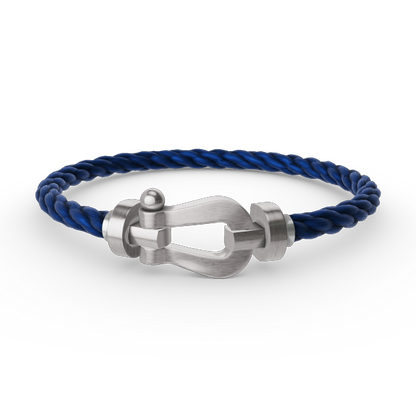 [✨ROSE✨]FORCE LARGE HORSESHOE NO DIAMOND BRACELET SILVER