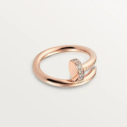 [✨ROSE✨]JUSTE RING 2.65MM PINK GOLD DIAMOND