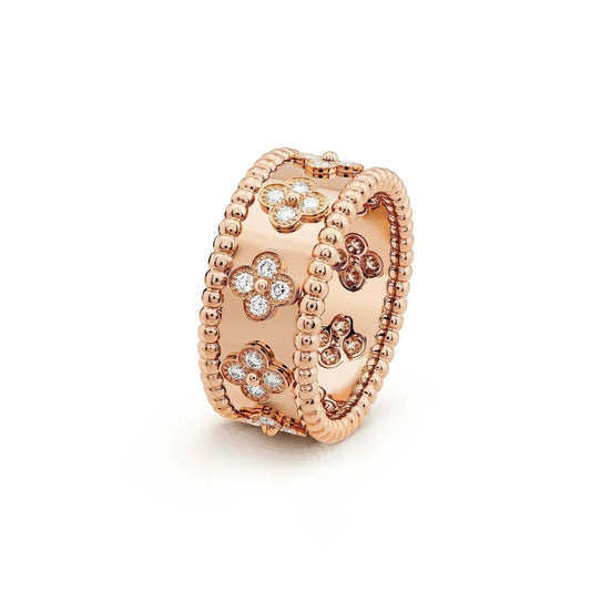 [✨ROSE✨]CLOVER KALEIDOSCOPE RING 10MM